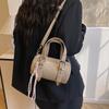 Fashion Hand Carry Cylinder Bag Women's New Casual Messenger Bag Versatile Shoulder Bag
