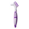 Denture Brush Denture Toothbrushes False Teeth Cleaning Brush Double Sided Toothbrush for Denture Cleaning Care