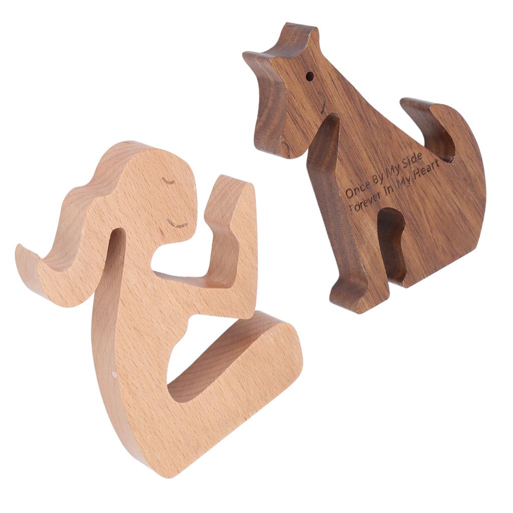 Dog Memorial Gifts for Pet Loss Passing Away Condolences Remembrance Sympathy Wooden OrnamentsA