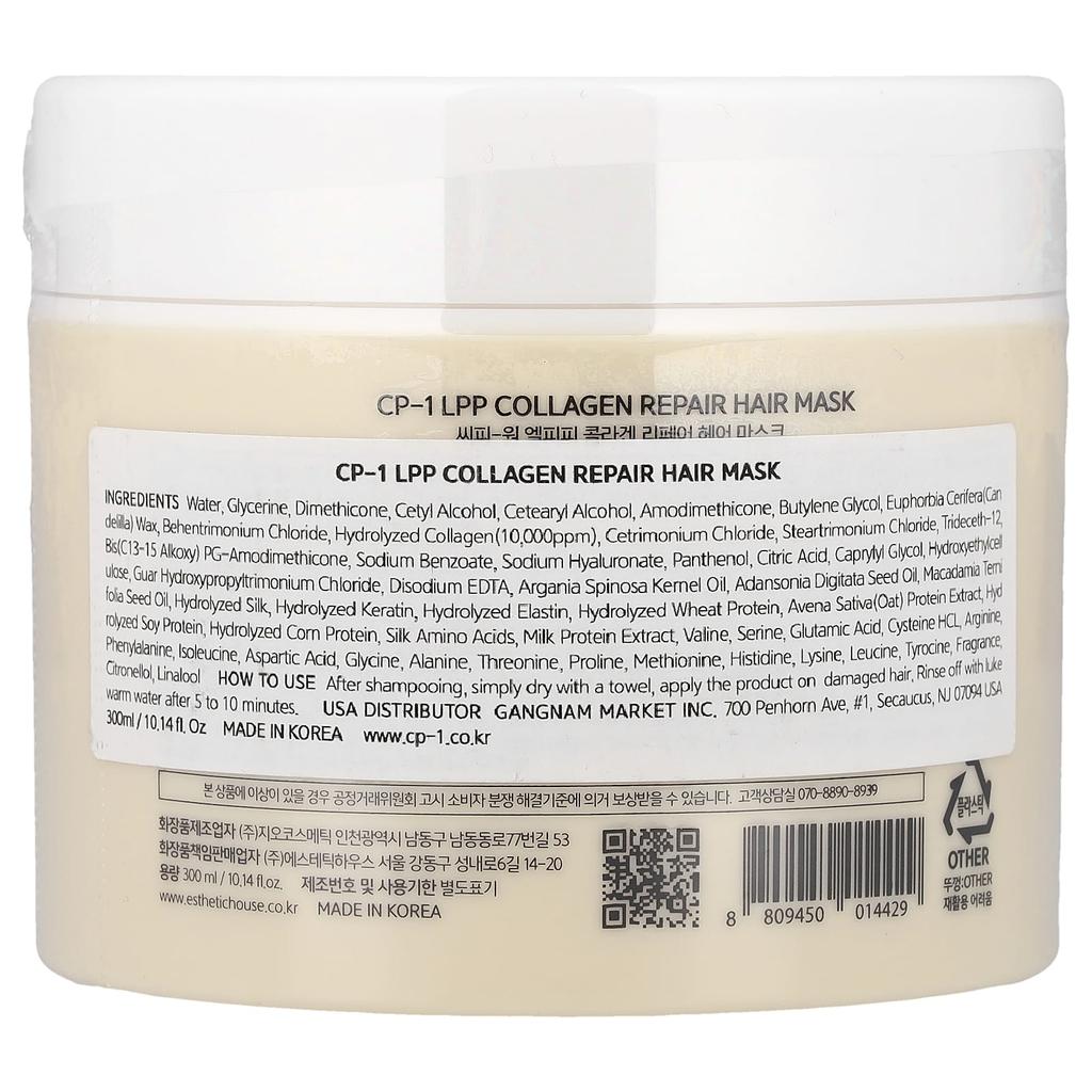 CP-1, LPP Collagen Repair Hair Mask, 300ml (10.14 fl oz)