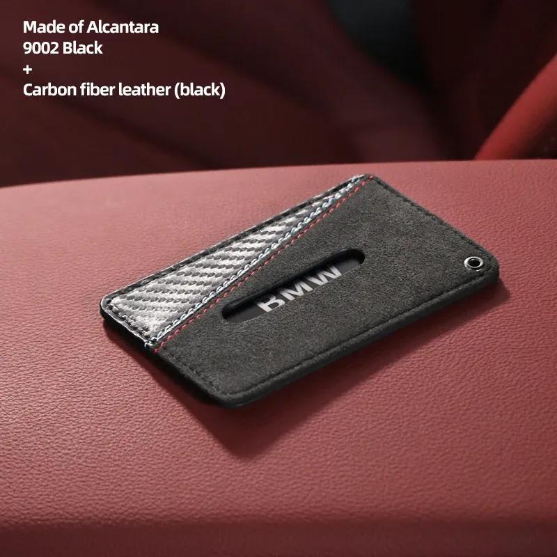 Betterhumz For BMW F10 F20 F30 E60 E61 E90 G20 G30 E70 E71 Made of Alcantara Car Smart Card Key Case Cover Holer Fob Accessories