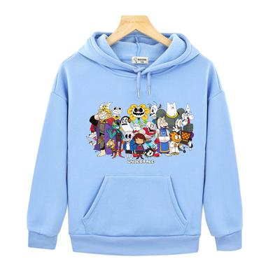 Undertale Game Characters Printed Hoody Kawaii Manga Kids Hoodies New Pattern Children Pullovers Boys Girls Sweatshirts