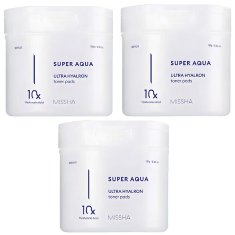 MISSHA Super Aqua Ultra Hyalron Toner Pads 180g | 90 Pads