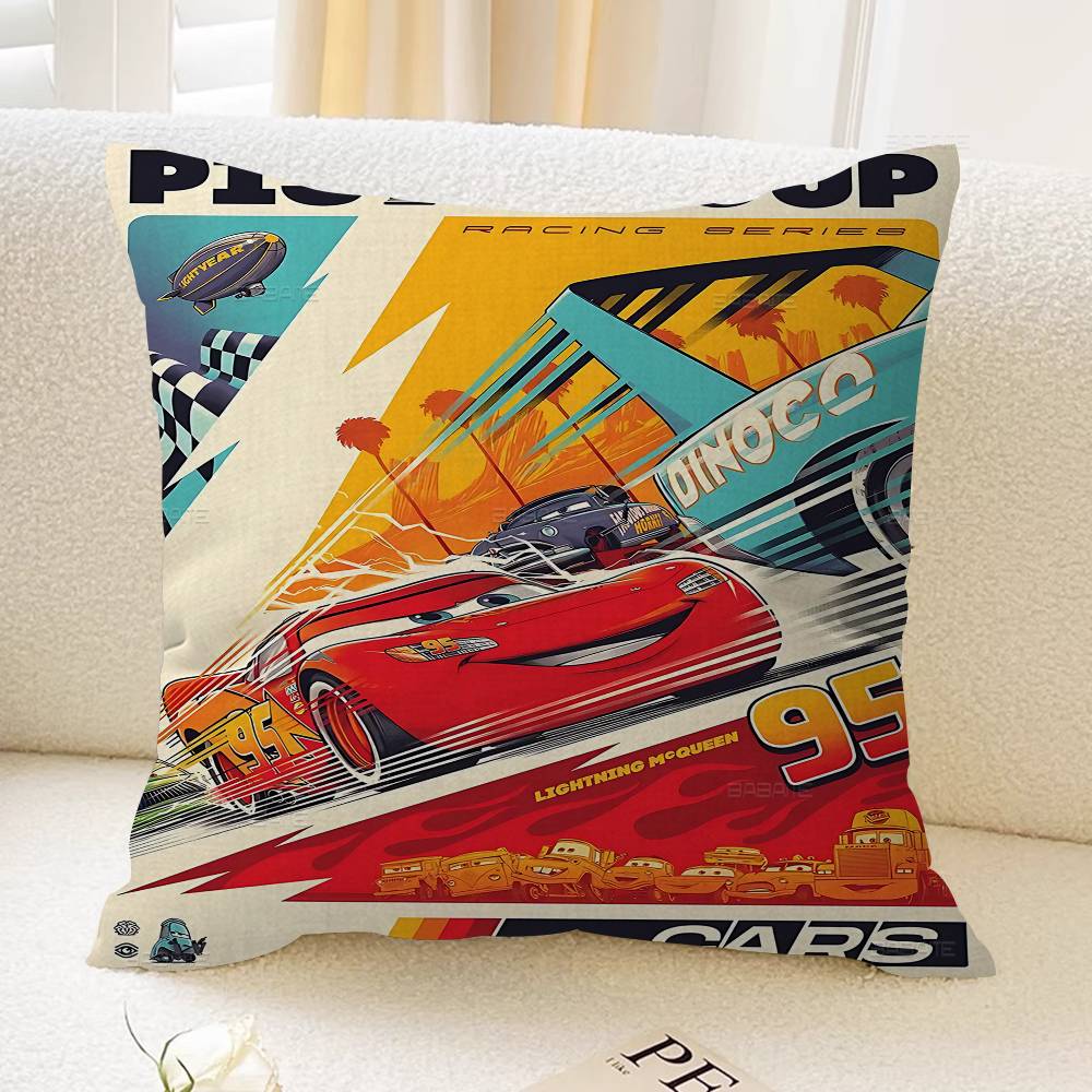 Cartoon Llightning Anime MmcQueen Pillow Cover Sofa Cushion Cover Home Room Decoration Children Gift