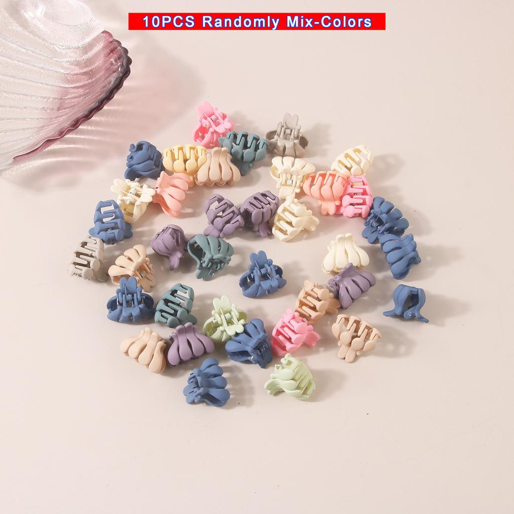Colorful Candy Clasp Clip Mini Small Princess Head Broken Hair Clip Summer Forehead Bangs Side Clip Broken Hair Headpiece.
