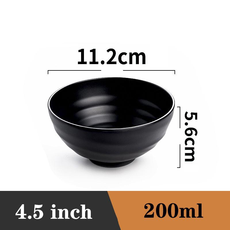 Fruit Salad Fast Food Tableware Japanese Style Plastics Noodles Bowl Household Ramen Bowl Soup Bowl