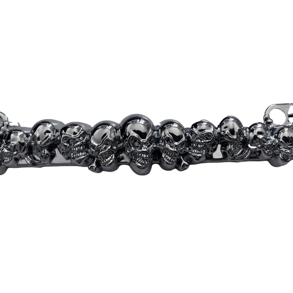 Motorrad Kunststoff Silber/Schwarz Nummernschild Rahmen Motorrad Nummernschild Halter Nummernschild Abdeckung für UNS