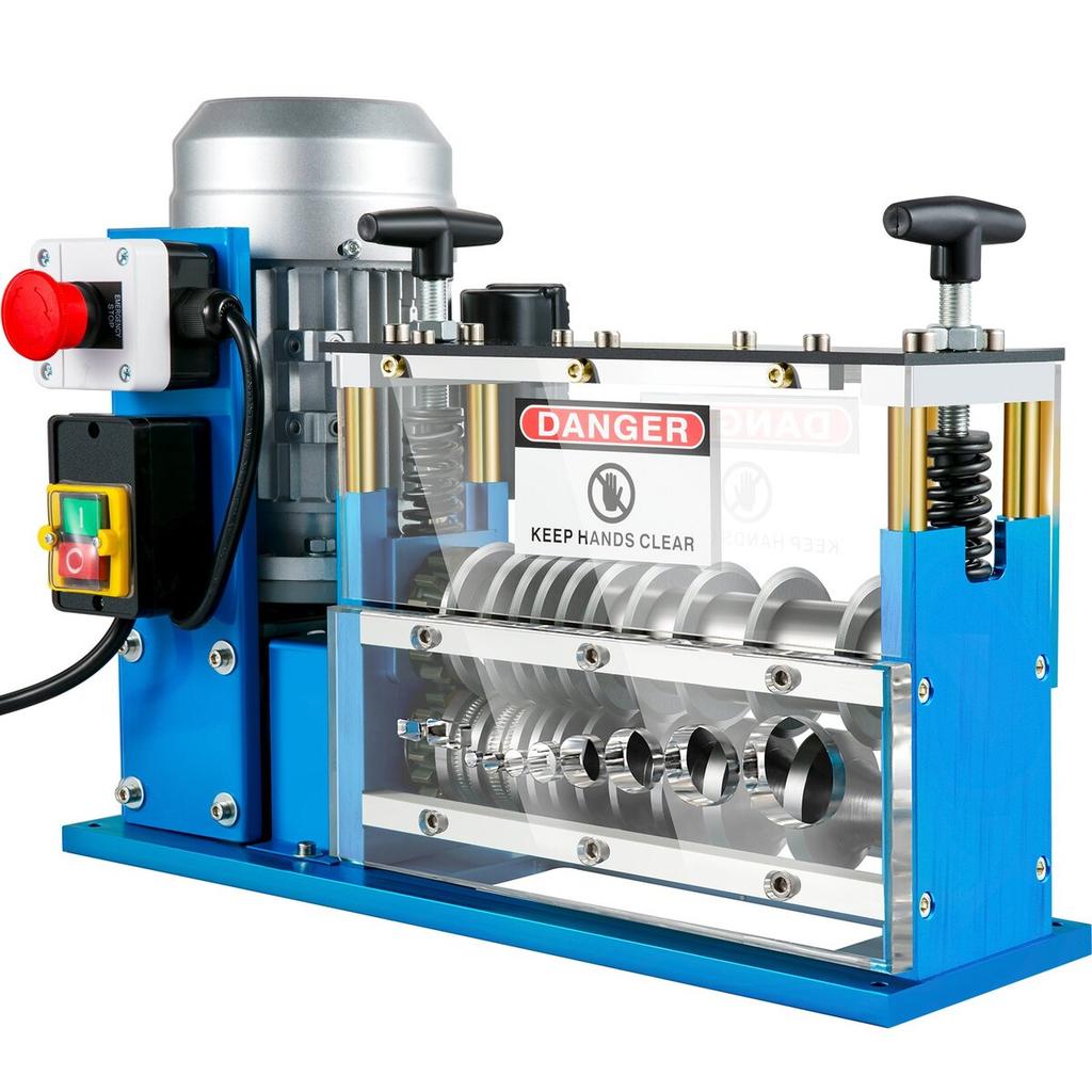 Electric Wire Stripping Machine, 0.06 inch-0.15 inch Automatic Wire Stripping Machine, 11 Channels 10 Blades Cable Stripping Machine, Wire Stripping