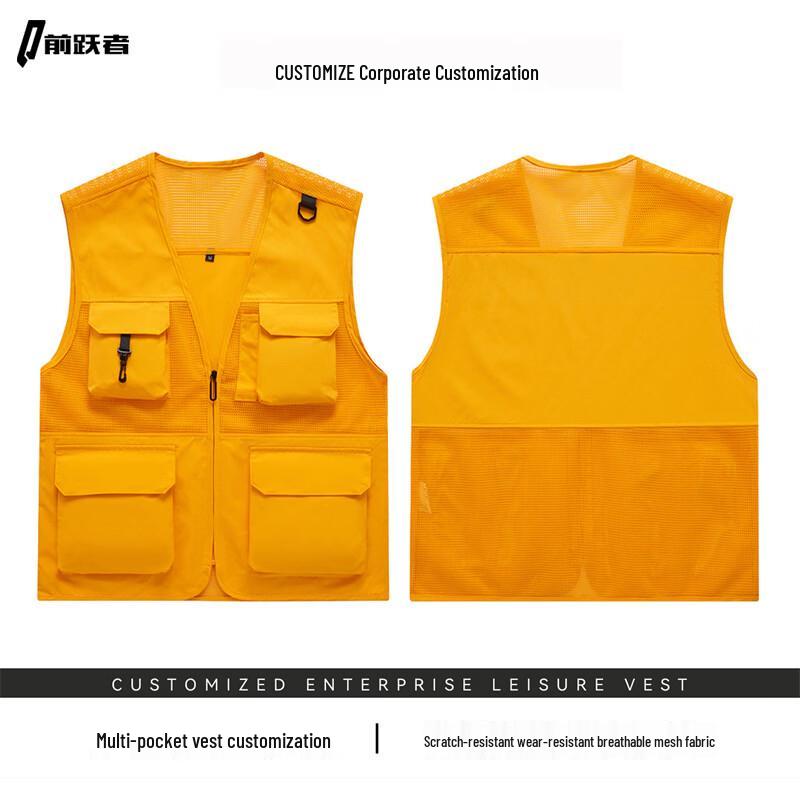 

Унисекс сетчатый жилет для фотосъемки и работы с множеством карманов 5XL