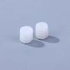 100 Stuks Witte Plastic Pluggen Duurzame Moer Kit Schroef Plug Inzetstukken Badkamer Keuken Plastic Vooraf Ingebedde Rubberen Korrels