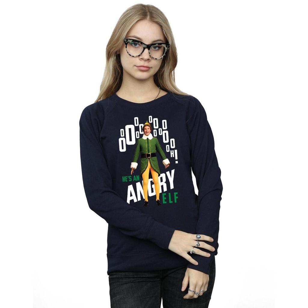 Elf Womens/Ladies Angry Elf Sweatshirt