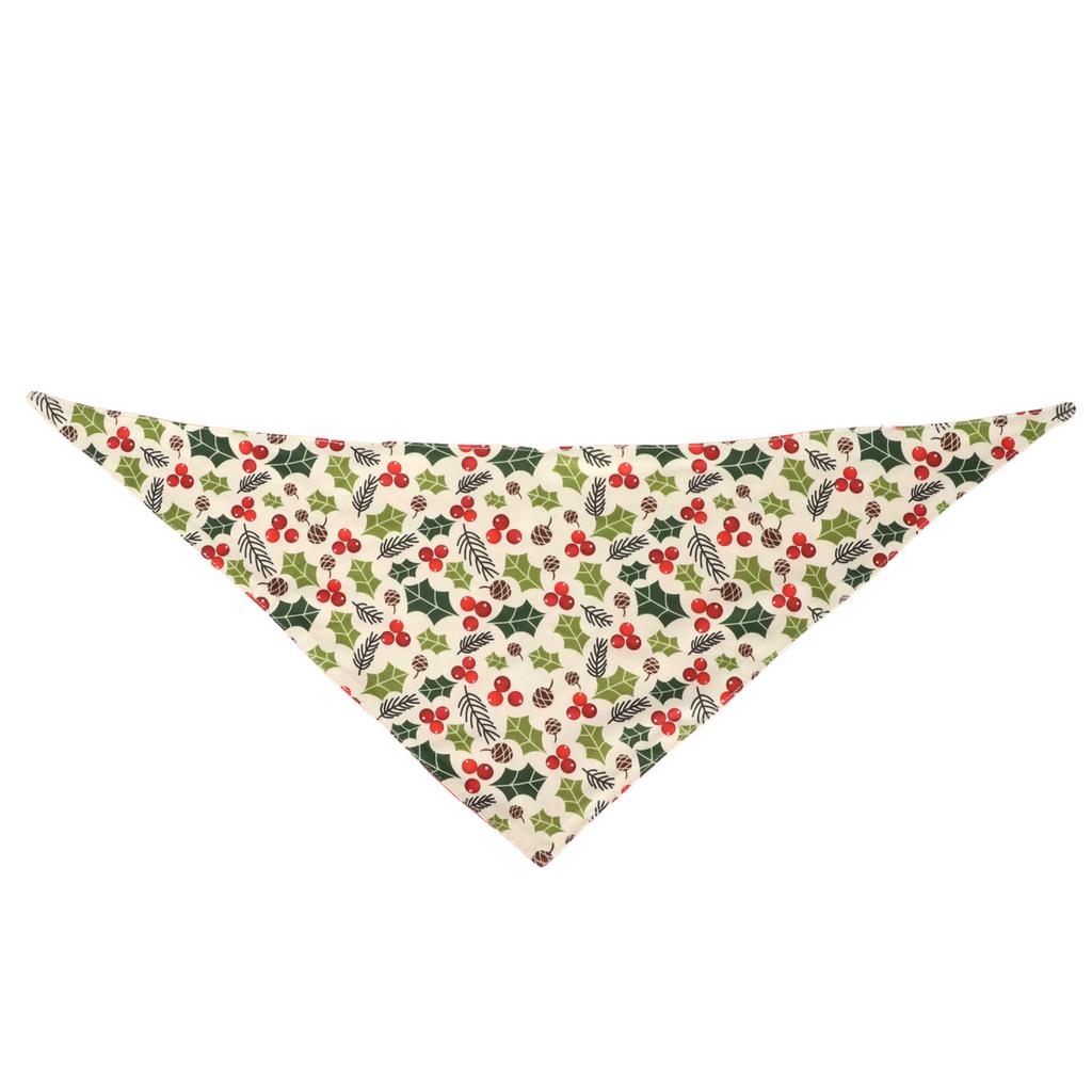 Hunde Lätzchen Cool Bequem Dreieckiger Druck Hunde Bandanas für Hunde Weihnachtsdekorationen Typ 4