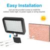 Outdoor Solar Power Wall Light Motion Sensor Light 56 LEDs Securtiy Flood Night Light for Patio Yard Garage Driveway Porch Fence