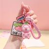 Pink Capybara Costume Resin Keyring Cartoon Pendant For Kids And Fans Animal