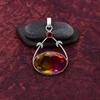 Bi Color Tourmaline Gemstone Pendant: 925 Sterling Silver Handmade Pendant Necklace Jewelry