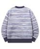 TRILLION Washable Multi-Color Gradient Crew Neck Knit_Purple