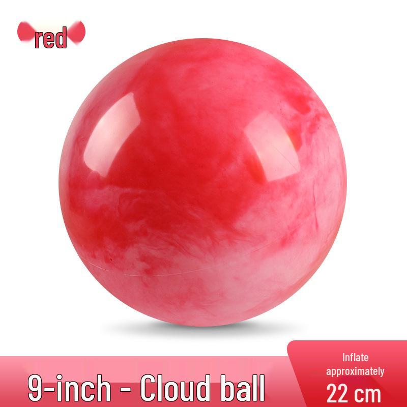 Eco-friendly 9-inch Colorful Children's Inflatable Cloud Ball - Explosion-proof and Thickened for Outdoor Water Play and Early Education