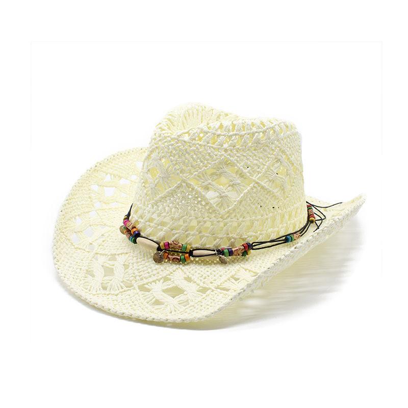 Vintage Cotton Straw Hat For Summer Sun Protection With Wide Brim For Beach And Casual Wear