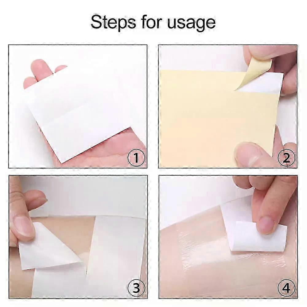 Portable 1Roll Disposable Armpit Sweat Pads Absorbing Underarm Antiperspirant Transparent Keep Dry Sticker Prevent Deodorant