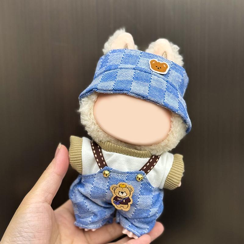 Clothes For Labubu Dolls Accessories, Stylish Kawaii Outfit Set Suitable