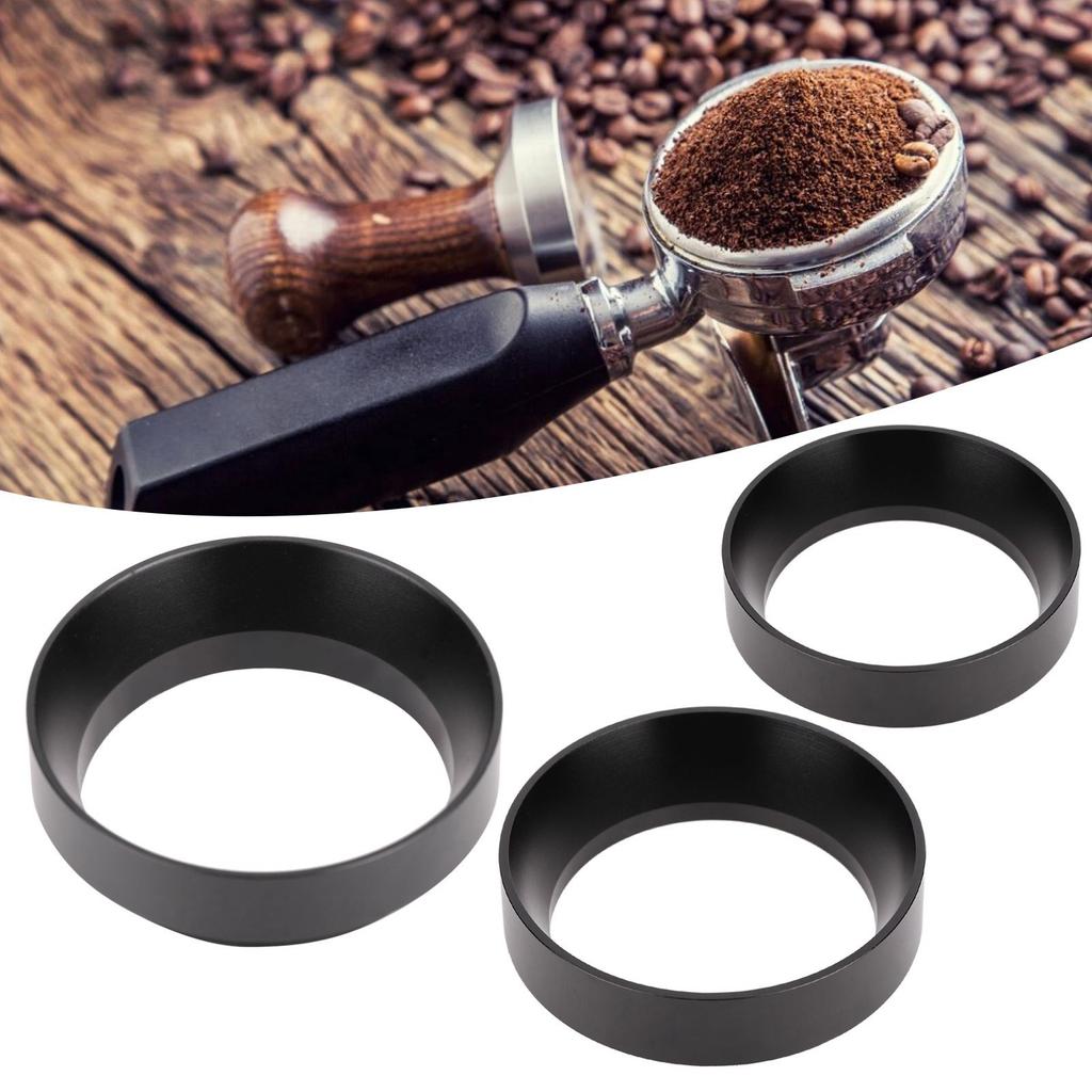 Magnetic Coffee Dosing Funnel Aluminum Alloy 58mm Universal Portafilter Dosing Ring Anti‑Spill Barista Accessories