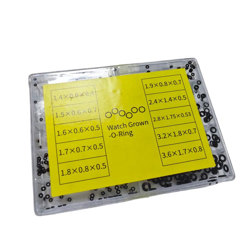 1 Set Watch Crown Gaskets Watch Repair Tools Mini Rubber Washer O-Ring Watch Crown Waterproof Watches Seals Watchmaker Tool