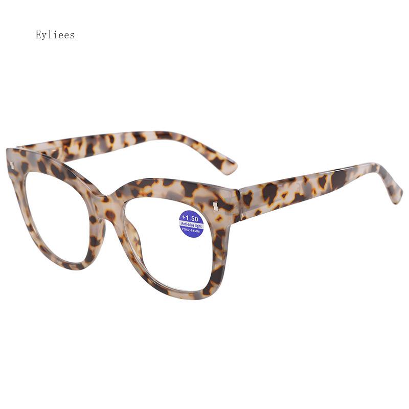 Modische quadratische Vollrand-Lesebrille für Damen, täglicher Pendler, Lesebrille für Weitsichtige, schützt die Augen, Anti-Blaulicht, Herrenbrillen