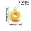 5pc Exquisite Food&Fruit Pendant Three-Dimensional Small Bag Charm Stainless Steel Pendants For Jewelry Making Supplies Breloque