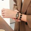 Women Crystal Bracelet Strap Quartz Watch Ladies Wristwatch Clock