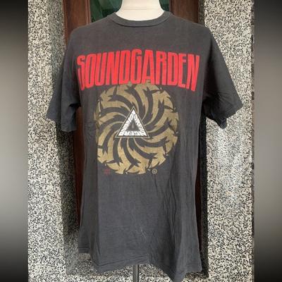 Soundgarden Logo Styl Retro Lata 90 Unisex Koszulka Bawełniana Heavy tee NH24793 Koszulka Unisex
