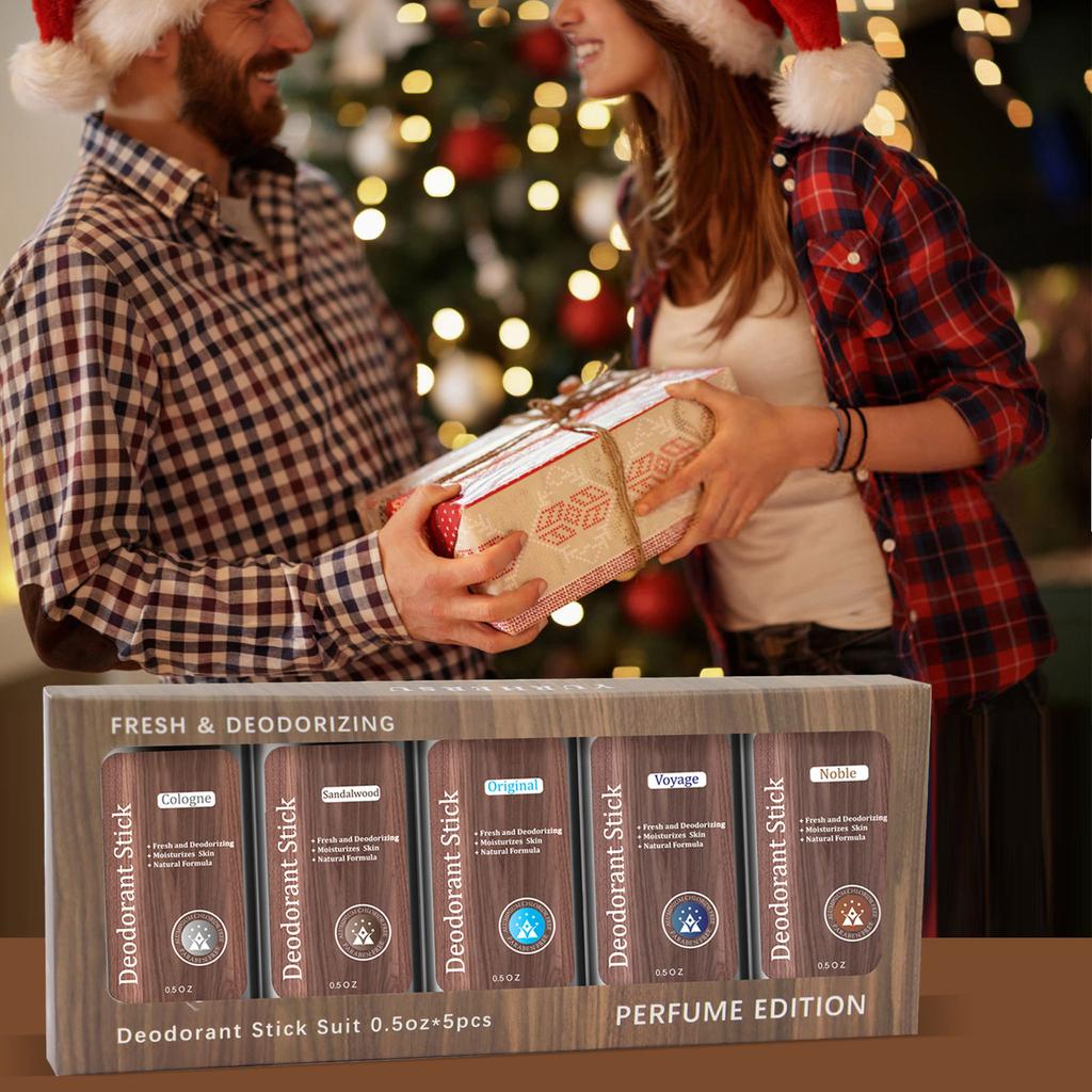 Men's Body Deodorant, Long Lasting , Refreshing And Odor Reducing Deodorant, 5 Pieces