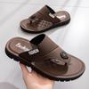 Men's Summer Thick Sole Non-Slip Korean Style Trendy Casual Outdoor Beach Dual-Wear Thong Flip Flops