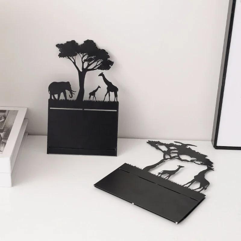 Łoś Słoń Żyrafa Świecznik Naczynie na świeczkę Zwierzę Świecznik Sztuka nordycka Biżuteria Dekoracja domu Metalowe ozdoby na świecznik