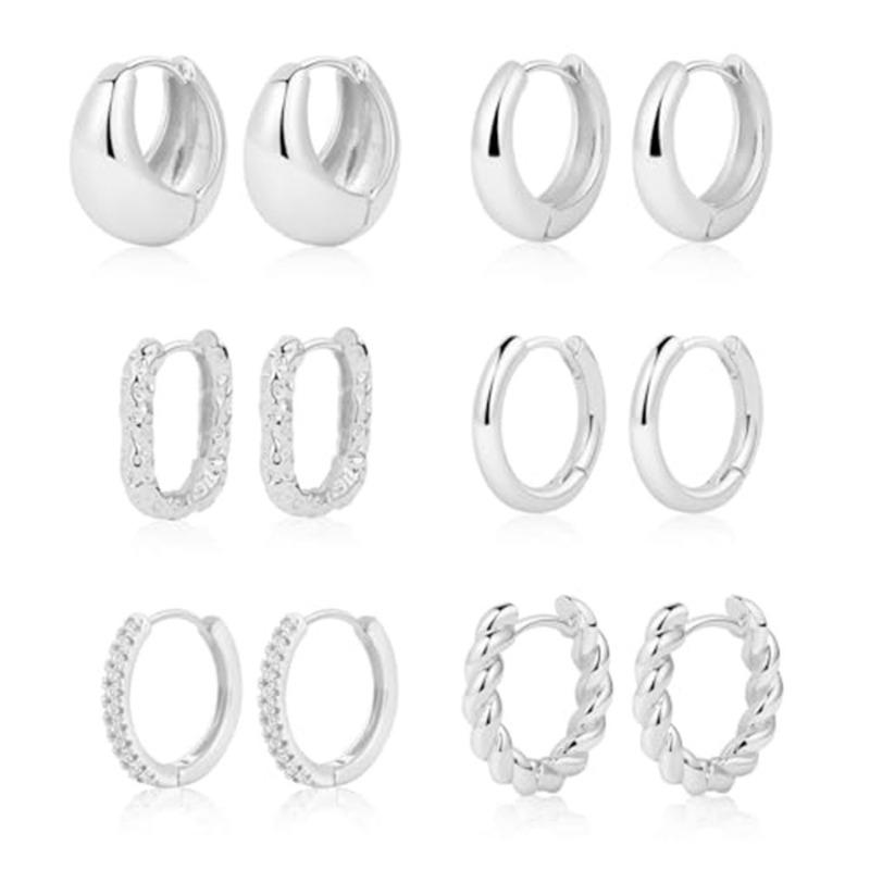 New Style Thick-opening C-shaped Gold-plated Copper Cartilage Earrings - Elegant and Exclusive Small-scale High-end Ear Accessories for Women