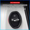 4pcs Car Door Cushion Silicone Door Lock Buckle Protective Cover For Opel Astra H G J Insignia Mokka Zafira Corsa Vectra B C D