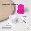 Octagonal Crystal Nail Art Brush Cleaner & Storage Jar with Lid