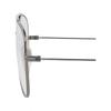 Gucci Aviator Frame Metal Optical Frames Ruthenium Ruthenium Transparent