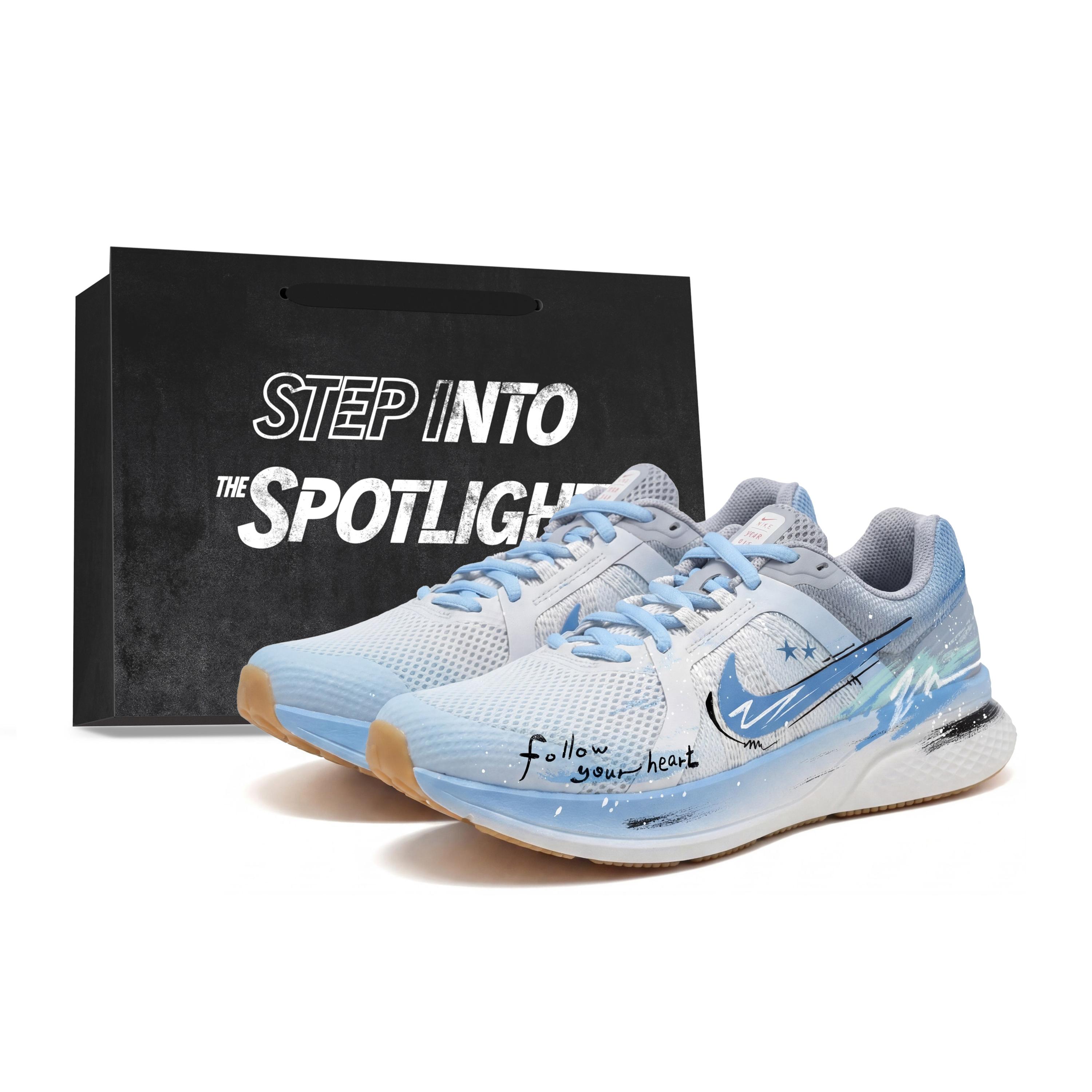 

Nike Run Swift 2 Cushioning Slip Resistant Abrasion Resistant Breathable Coverage Height Increasing Low top CU3517-101(Team2128- ) 42