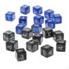 20 Pcs Opaque Set D6 Six Sided Die Place for
