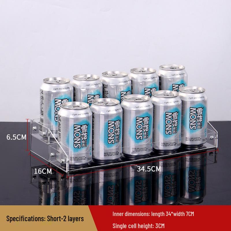 

Acrylic Beverage and Snack Display Rack for Convenience Stores and Supermarkets