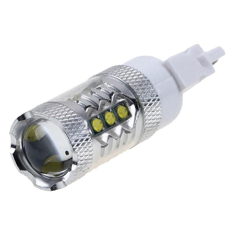 1Pc 80W Super Bright Car Auto Lights White 1156 1157 3156 H16 Headlights Daytime Running Brake Fog Warning Lamp
