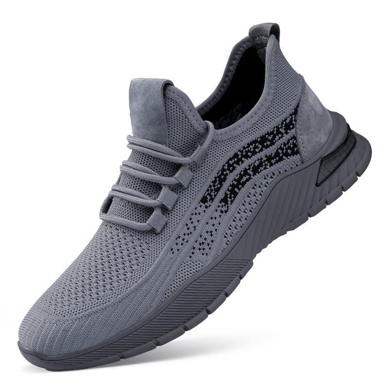 Men's Shoes Men's Breathable Fly-woven Mesh Shoes Thin Sports and Leisure Shoes Lightweight Hollow Mesh Shoes Running Shoes