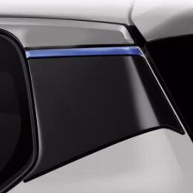 ABS Plastic Rear Window Shades Molding Trim Decoration Cover Exterior Accessories For Toyota Corolla Cross XG10   2024+