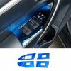 For Toyota Corolla 2014- Blue Titanium Window Lift Panel Switch Cover Trim
