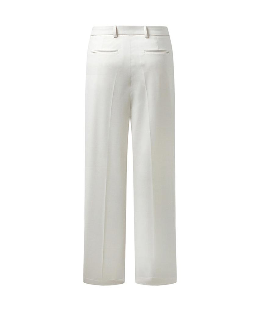 ERER Men High Waist Slacks Ivory