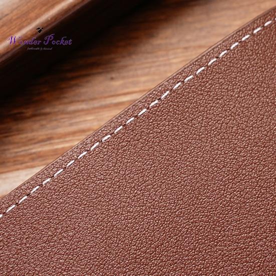 Cartera para hombre de piel sintética con patrón geométrico, fina, de gran capacidad, plegable, portátil, con múltiples bolsillos, resistente al desgaste, tarjetero de color sólido, ropa sexual para adultos