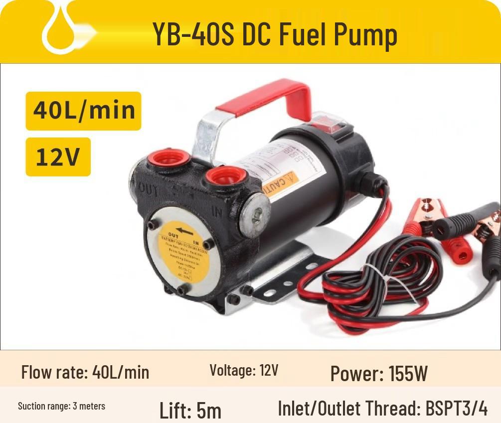 YB-40S Portable Electric Diesel and Oil Transfer Pump