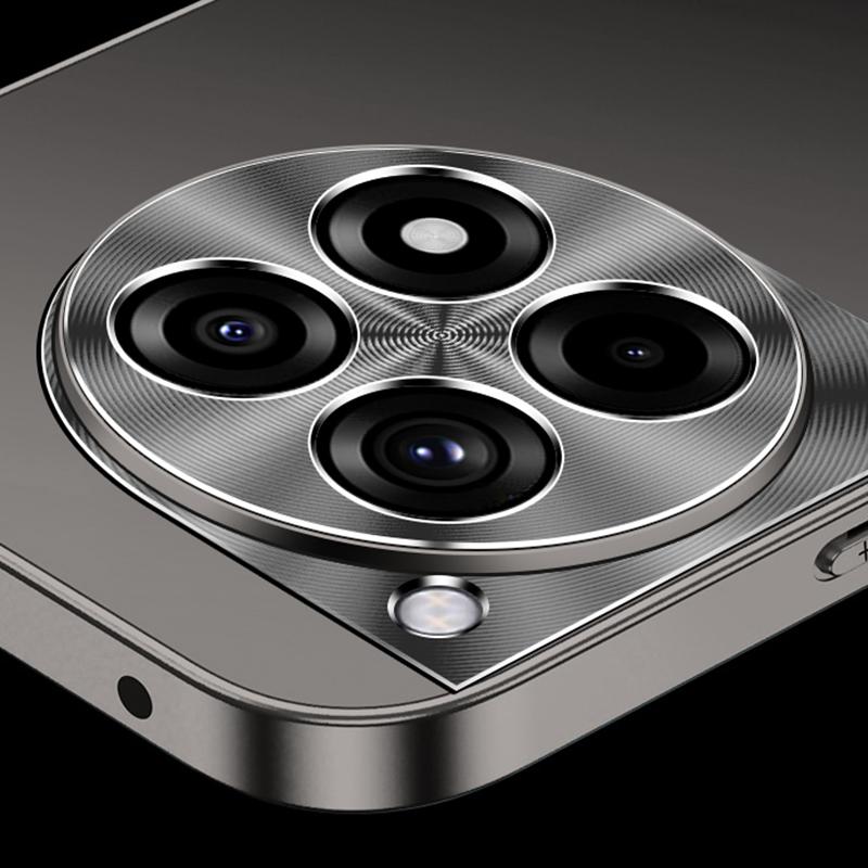 For OnePlus Ace 3 5G/12R 5G Case Matte PC Phone Cover with Metal Lens Protection