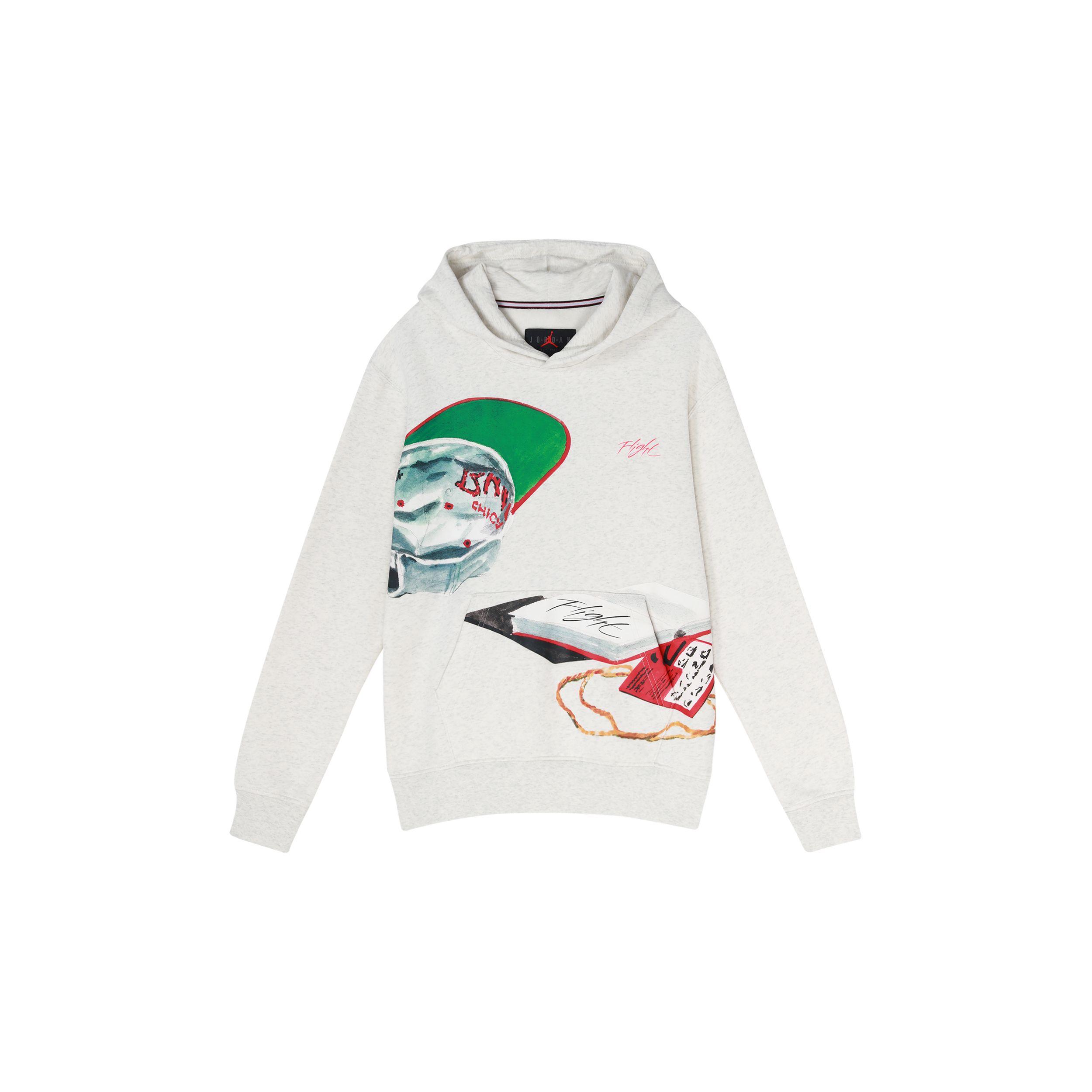 

Jordan Men s Artist Series Hoodie White DV1594-141 XXXL