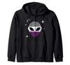 Asexual Pride LGBTQ Ace Alien Subtle Pride Flag Zip Hoodie